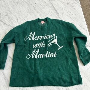 Show Me Your MuMu Merrier with a Martini Knit Sweater